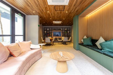 Studio para alugar com 25m², 1 quarto e sem vagaÁrea comum - Salão de festas