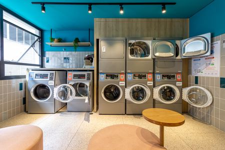 Studio para alugar com 25m², 1 quarto e sem vagaÁrea comum - lavanderia