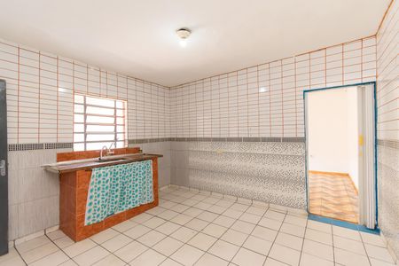 Cozinha de casa para alugar com 1 quarto, 40m² em Jardim Brasília (zona Leste), São Paulo