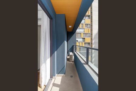 Studio para alugar com 25m², 1 quarto e sem vaga Studio para alugar com 25m², 1 quarto e sem vagaVaranda