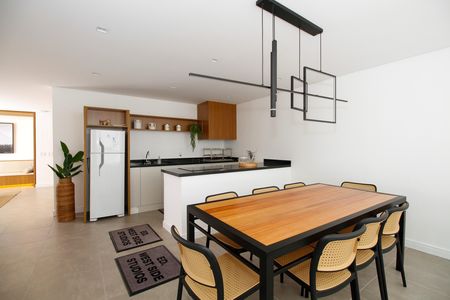 Studio para alugar com 25m², 1 quarto e sem vaga Studio para alugar com 25m², 1 quarto e sem vagaÁrea Comum - Espaço Gourmet