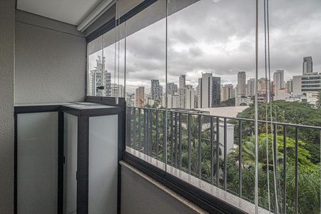 Studio para alugar com 28m², 1 quarto e sem vaga Studio para alugar com 28m², 1 quarto e sem vagaSacada Studio