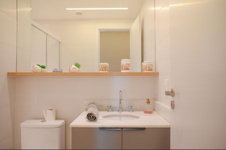Apartamento à venda com 56m², 2 quartos e 1 vagaBanheiro Social