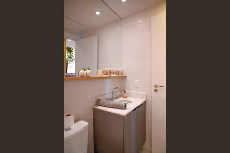 Apartamento à venda com 56m², 2 quartos e 1 vagaBanheiro Social