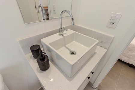 Studio para alugar com 26m², 1 quarto e sem vaga Studio para alugar com 26m², 1 quarto e sem vagaBanheiro