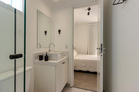 Studio para alugar com 26m², 1 quarto e sem vaga Studio para alugar com 26m², 1 quarto e sem vagaBanheiro