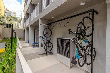 Studio para alugar com 26m², 1 quarto e sem vaga Studio para alugar com 26m², 1 quarto e sem vagaÁrea comum - Bicicletário
