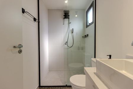 Studio para alugar com 26m², 1 quarto e sem vaga Studio para alugar com 26m², 1 quarto e sem vagaBanheiro