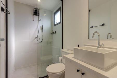 Studio para alugar com 26m², 1 quarto e sem vaga Studio para alugar com 26m², 1 quarto e sem vagaBanheiro