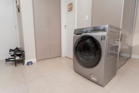 Apartamento para alugar com 40m², 1 quarto e 1 vagaDetalhe da area de serviço