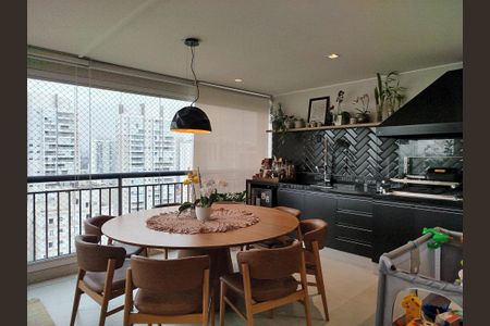 Apartamento à venda com 123m², 3 quartos e 2 vagasVaranda gourmet