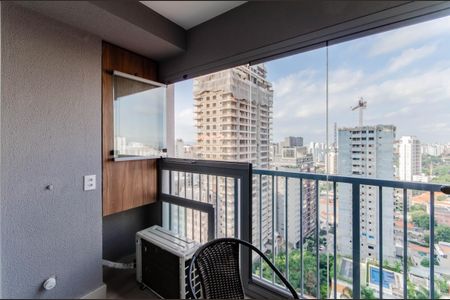 Studio à venda com 25m², 1 quarto e sem vagaVaranda