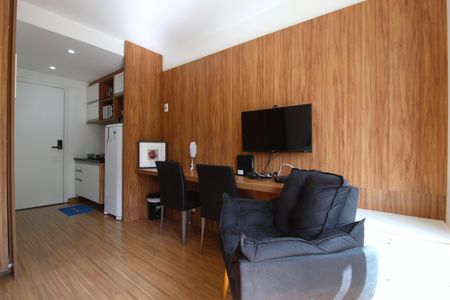 Studio para alugar com 31m², 1 quarto e sem vagaSala/Quarto