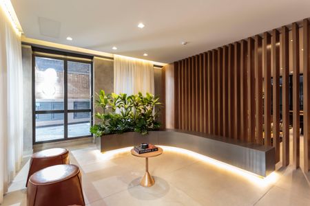 Studio para alugar com 30m², 1 quarto e 1 vagaHall social