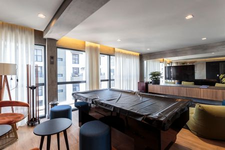 Studio para alugar com 30m², 1 quarto e 1 vagaSala de Jogos