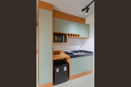 Studio para alugar com 26m², 1 quarto e sem vaga Studio para alugar com 26m², 1 quarto e sem vagaCozinha