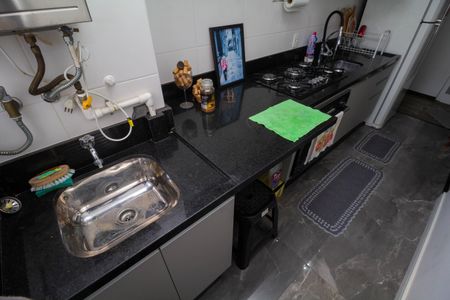 Apartamento à venda com 65m², 2 quartos e 1 vagaCozinha e Área de Serviço