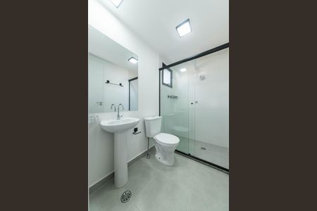 Studio para alugar com 26m², 1 quarto e sem vaga Studio para alugar com 26m², 1 quarto e sem vagaBanheiro