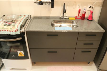Apartamento para alugar com 40m², 2 quartos e sem vagaCozinha e Área de Serviço