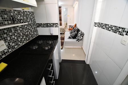 Studio à venda com 30m², 1 quarto e sem vagaCozinha