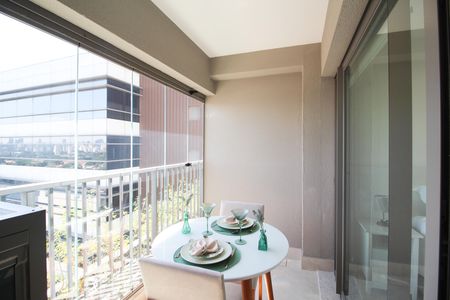 Studio para alugar com 30m², 1 quarto e sem vaga Studio para alugar com 30m², 1 quarto e sem vagaVaranda