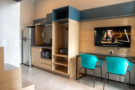 Studio para alugar com 25m², 1 quarto e sem vaga Studio para alugar com 25m², 1 quarto e sem vagaStudio