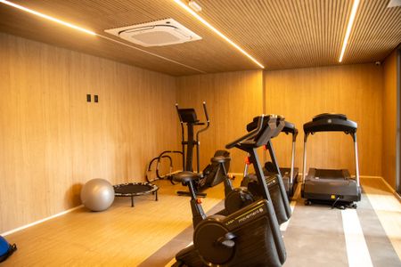 Studio para alugar com 25m², 1 quarto e sem vaga Studio para alugar com 25m², 1 quarto e sem vagaAcademia