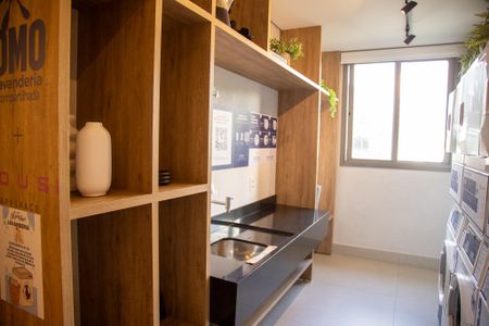 Studio para alugar com 25m², 1 quarto e sem vaga Studio para alugar com 25m², 1 quarto e sem vagaLavanderia