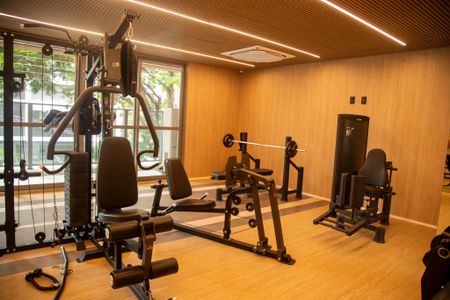 Studio para alugar com 25m², 1 quarto e sem vaga Studio para alugar com 25m², 1 quarto e sem vagaAcademia