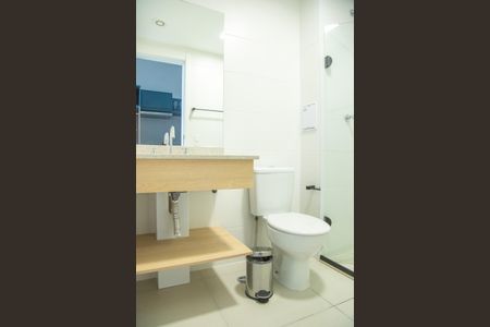 Studio para alugar com 25m², 1 quarto e sem vaga Studio para alugar com 25m², 1 quarto e sem vagaBanheiro