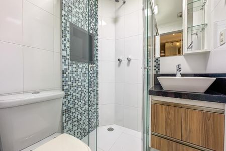 Apartamento à venda com 138m², 3 quartos e 3 vagasBanheiro da Suíte 2