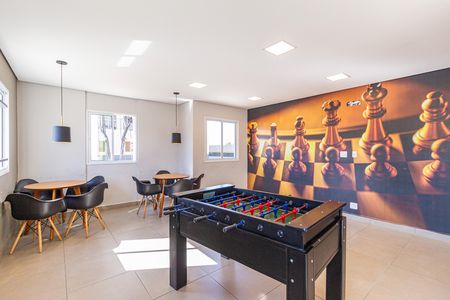 Apartamento para alugar com 39m², 2 quartos e 1 vagaÁrea comum - Salão de jogos