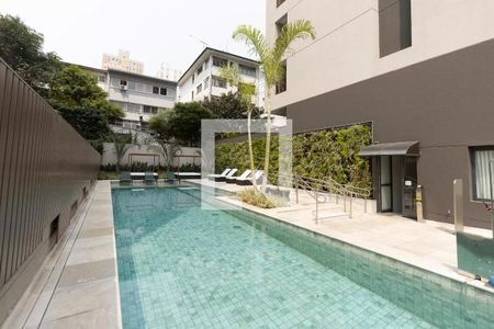 Studio à venda com 26m², 1 quarto e sem vagaPiscina
