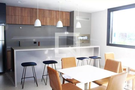 Studio à venda com 26m², 1 quarto e sem vagaÁrea gourmet