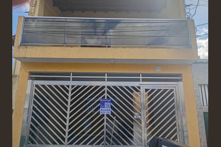 Casa para alugar com 20m², 1 quarto e sem vagaFachada e placa