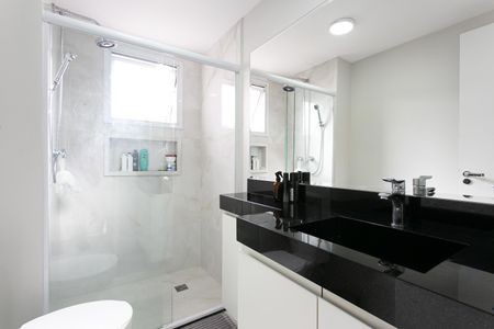 Apartamento à venda com 110m², 3 quartos e 2 vagasBanheiro da Suíte 1