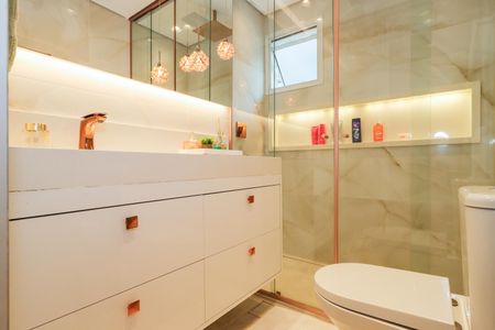 Apartamento à venda com 120m², 2 quartos e 2 vagasBanheiro da Suíte