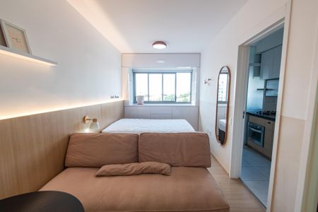 Apartamento à venda com 27m², 1 quarto e sem vaga Apartamento à venda com 27m², 1 quarto e sem vagaSala/Quarto