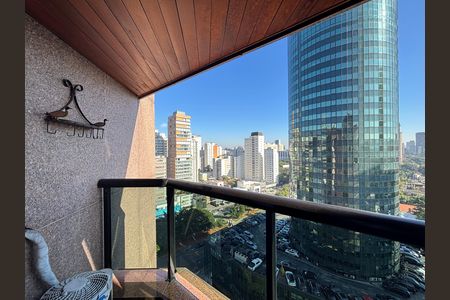 Varanda de apartamento à venda com 1 quarto, 48m² em Jardim Paulistano, São Paulo