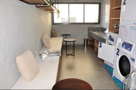 Apartamento para alugar com 28m², 1 quarto e sem vagaLavanderia Coletiva