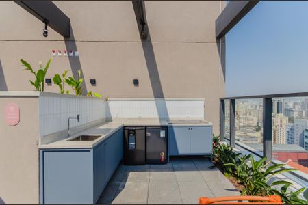 Studio para alugar com 28m², 1 quarto e sem vagaÁrea comum - Churrasqueira