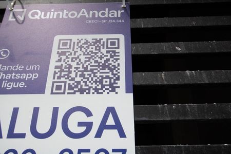 Apartamento para alugar com 28m², 1 quarto e sem vaga Apartamento para alugar com 28m², 1 quarto e sem vagaPlaca