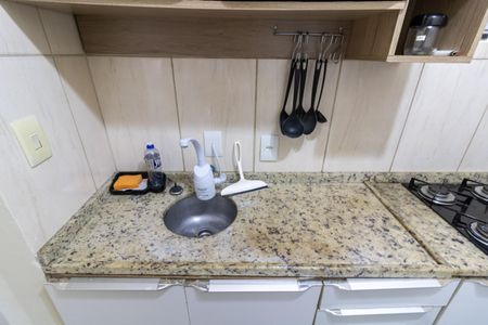 Studio à venda com 27m², 1 quarto e sem vagaCozinha