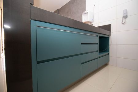 Studio para alugar com 32m², 1 quarto e sem vaga Studio para alugar com 32m², 1 quarto e sem vagaCozinha e Área de Serviço