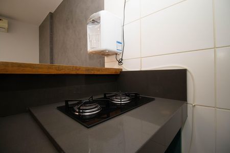 Studio para alugar com 32m², 1 quarto e sem vaga Studio para alugar com 32m², 1 quarto e sem vagaCozinha e Área de Serviço