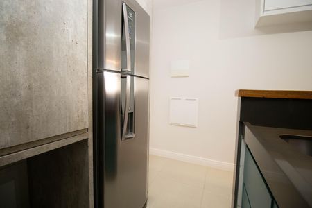 Studio para alugar com 32m², 1 quarto e sem vaga Studio para alugar com 32m², 1 quarto e sem vagaCozinha e Área de Serviço