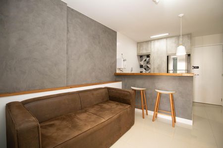 Studio para alugar com 32m², 1 quarto e sem vaga Studio para alugar com 32m², 1 quarto e sem vagaSala