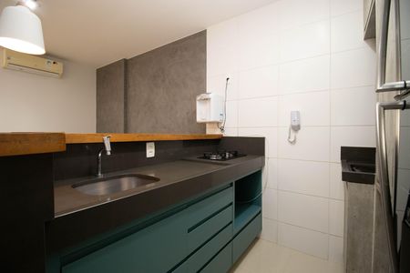 Studio para alugar com 32m², 1 quarto e sem vaga Studio para alugar com 32m², 1 quarto e sem vagaCozinha e Área de Serviço
