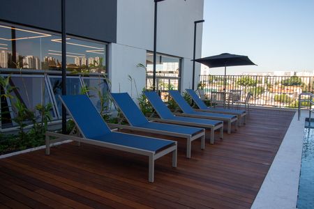 Apartamento à venda com 45m², 1 quarto e 1 vaga Apartamento à venda com 45m², 1 quarto e 1 vagaÁrea comum - Piscina
