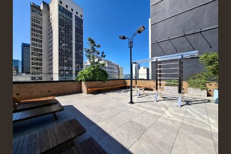 Apartamento para alugar com 33m², 1 quarto e sem vaga Apartamento para alugar com 33m², 1 quarto e sem vagaÁrea comum - Academia